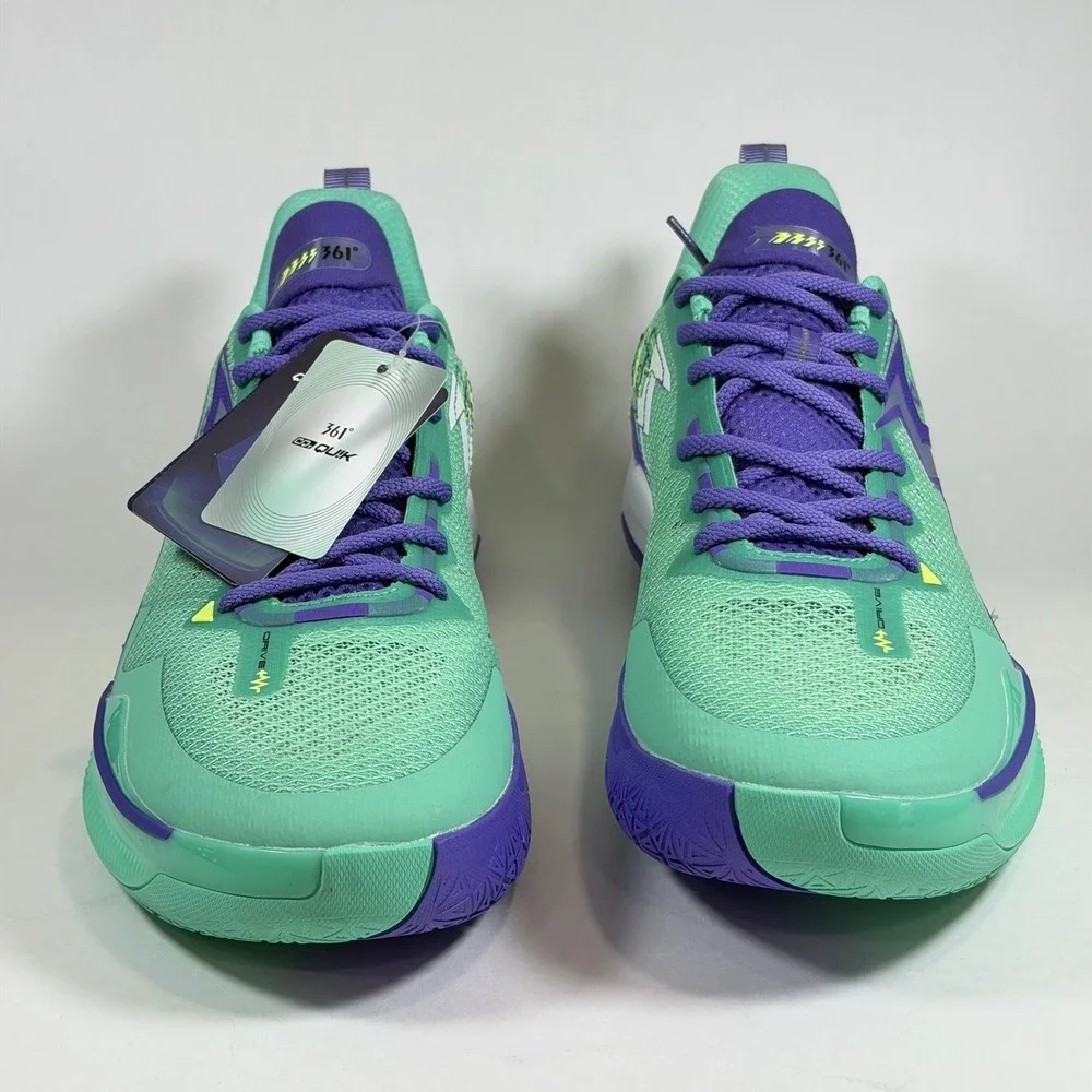 361‎ Degrees Big 3 V Size-US 11.5 Mens Quick Ignite C 2421-9111 Green Purple